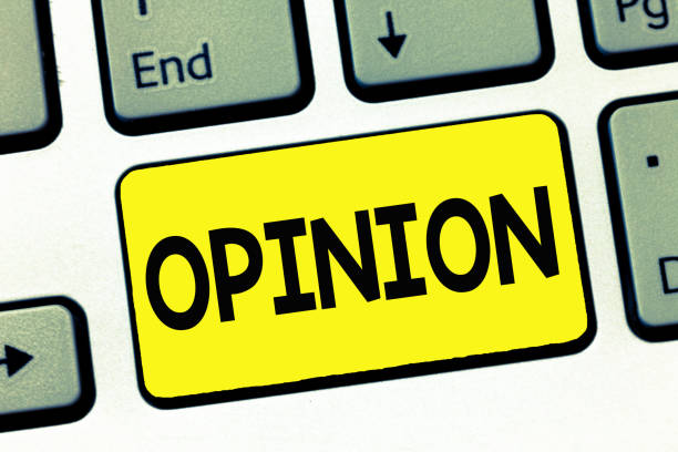 istock Word writing text Opinion. Business concept for Judgment formed about something Advice from expert Evaluation 1049738494