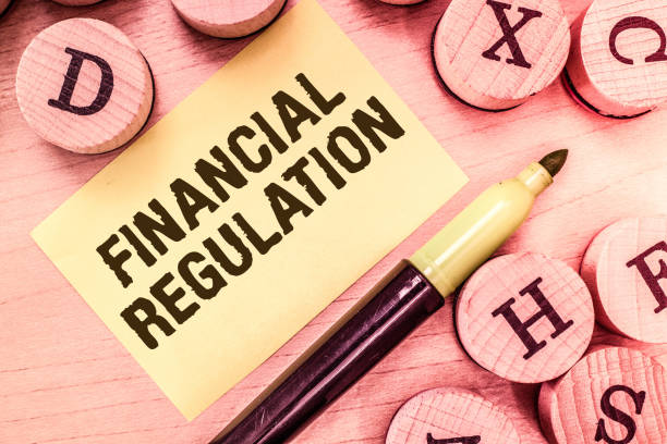 istock Handwriting text writing Financial Regulation. Concept meaning aim to Maintain the integrity of Finance System 1049738538
