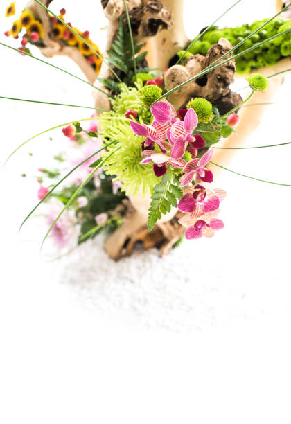 Art of inserting flowers