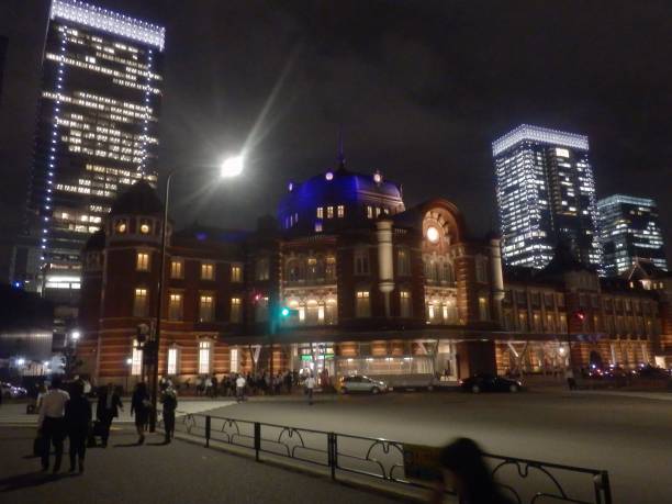 istock Nights scape at the Tokyo Station 1049754250