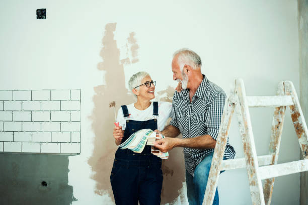 istock Couple remodeling their home 1049778674