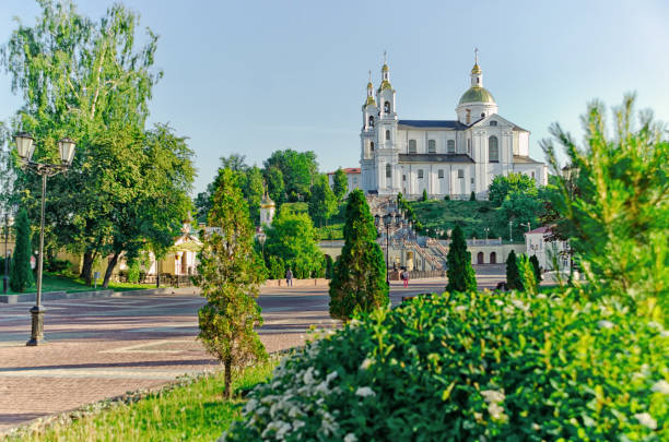 istock Holy Assumption Cathedral on the Assumption Hill in Vitebsk, Belarus 1049792068