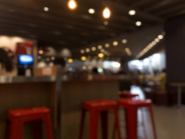 istock Inside the coffee shop blur.Blurred as background. 1049794522