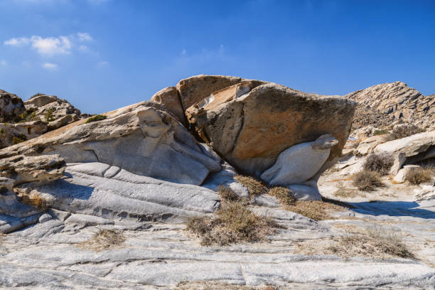 istock Famous Kolimbitres beach and big stones in Paros, Greece. 1049795492
