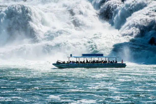 Rhine Falls in Schaffhausen, Switzerland