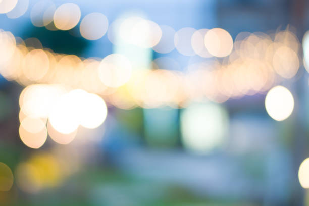 istock Abstract blurred background of night bokeh light. 1049808736