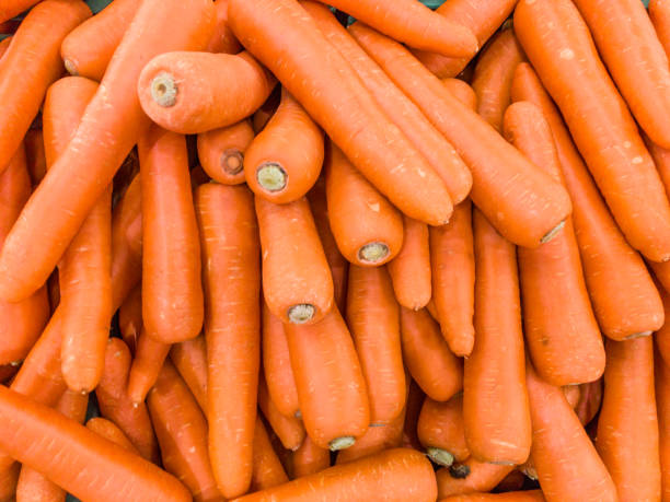 istock Organic carrot. Food background. 1049814134