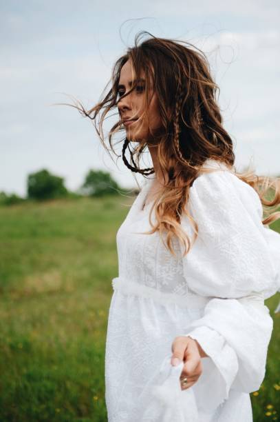 istock Woman Standing On Field 1049820892