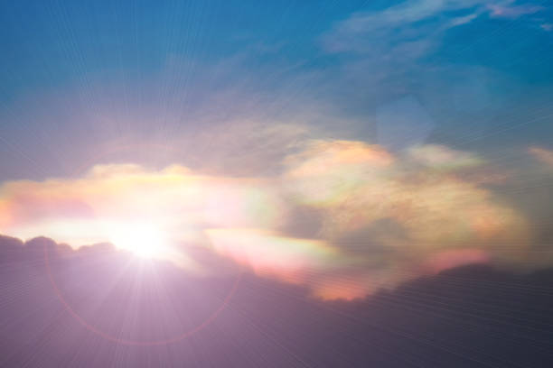 istock Beautiful light from the nature at sunset every day. 1049831934