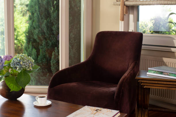 istock Armchair by the window 1049840552