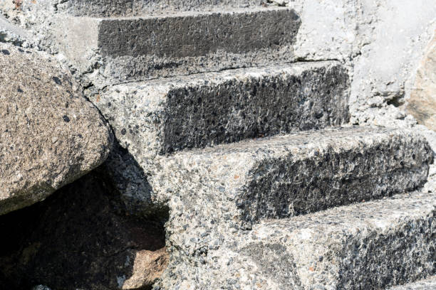 istock A view of steps of an old staircase 1049845424