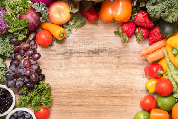 istock Healthy fruits and vegetables. 1049862878