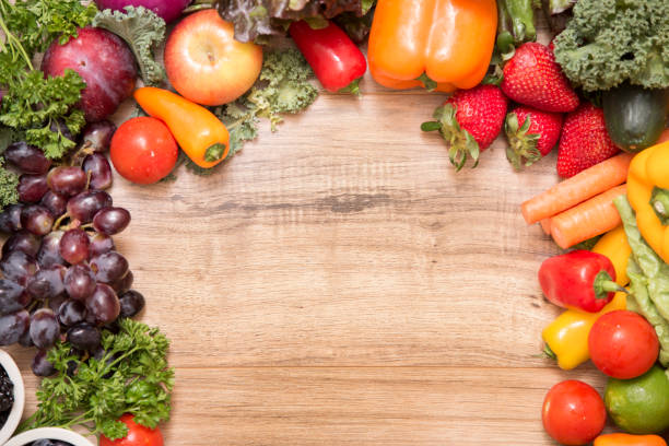 istock Healthy fruits and vegetables. 1049862914