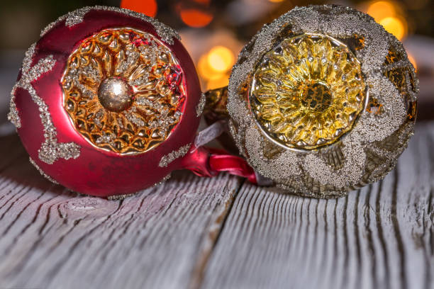 istock New Year Baubles on Wooden Table 1049866678