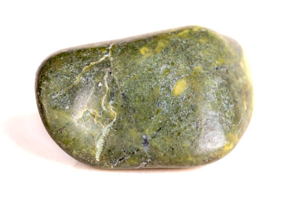 istock Macro mineral stone jasper on a white background 1049883788