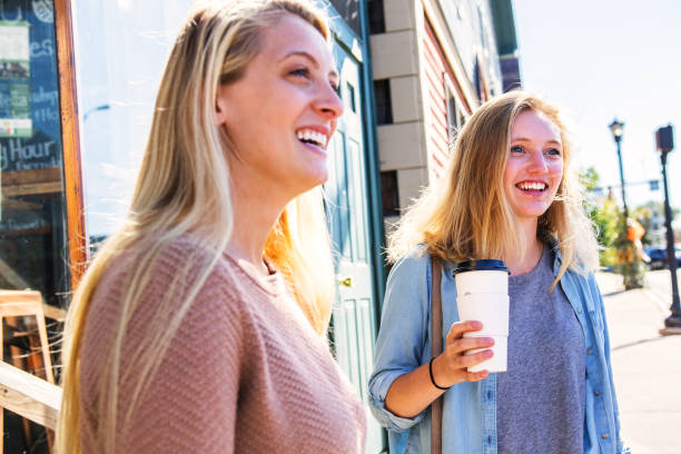 istock Weekend Meet and Greet at the Cafe with Friends 1049886510