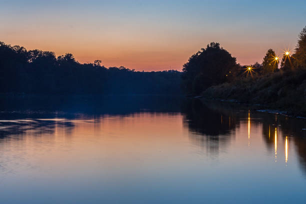 istock Twilight on the Chattahoochee River 1049901690