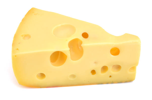 istock piece of cheese isolated on a white background 1049904052