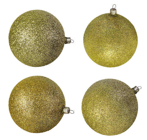 istock christmas ball hanging on ribbon  isolated 1049910852