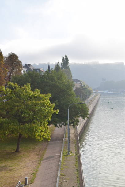 istock Koblenz in morning fog 1049926280