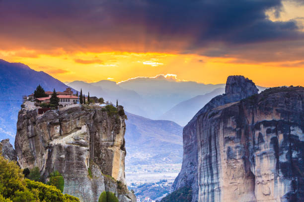 istock Monastery of the Holy Trinity i in Meteora, Greece 1049935296