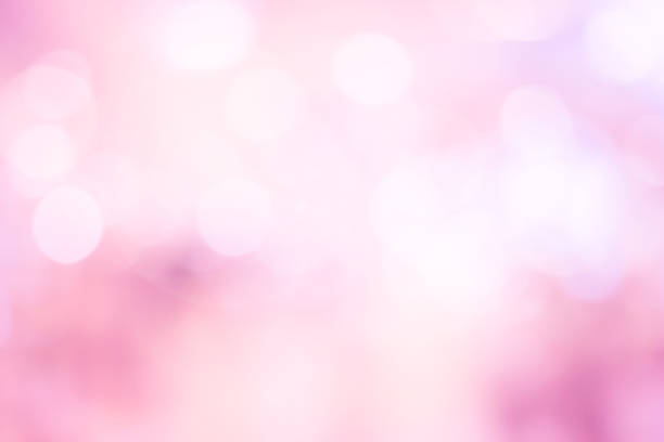 resumen desenfoque de fondo de tono pastel color rosa hermoso con doble exposición de bokeh para día de san valentín, concepto de diseño de tarjetas de matrimonio - soft coral fotografías e imágenes de stock