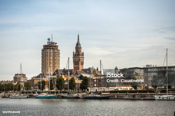 Old Port With Two Towers Of Dunkirk France Stock Photo - Download Image Now - Dunkirk - France, France, Bell