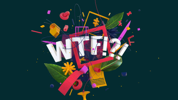 istock abstract colorful WTF sign 1049953842