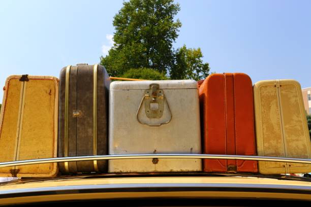 istock luggage on station wagon 1049956698