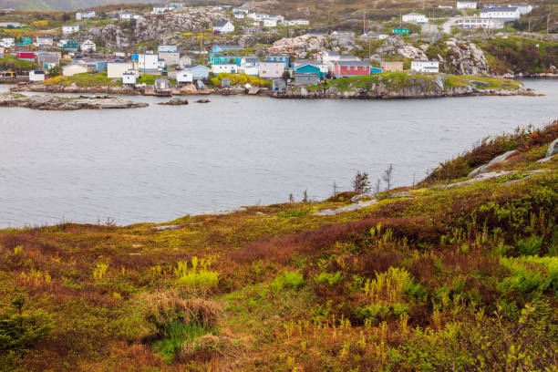 istock Panorama of Rose Blanche, Newfoundland 1049960146