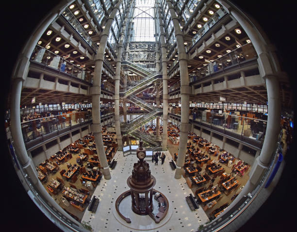 lloyds de londres - trading floor - fotografias e filmes do acervo