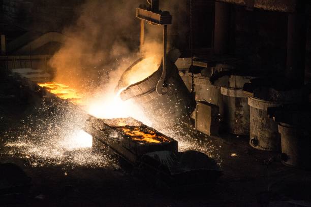 istock metallurgy metal production metal casting 1049972762