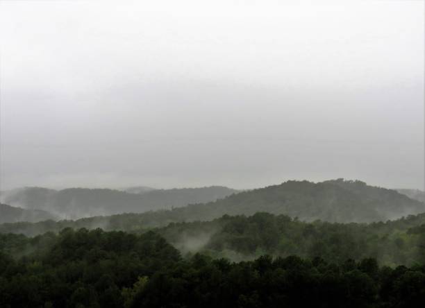 istock Mist rises from mountains at Beavers Bend State Park, Oklahoma, USA 1050000468