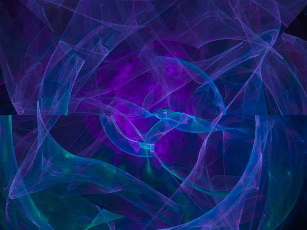 istock abstract digital fractal, beautiful design future 1050009534