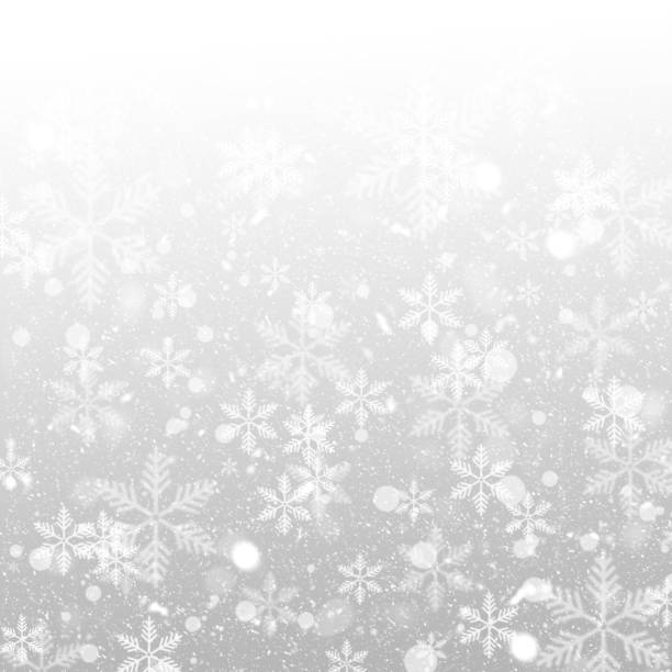 istock Winter Holiday Background With Snowflakes 1050066360