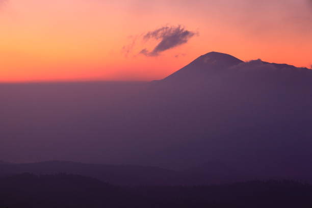 istock Mountain ranges of sunrise 1050069478