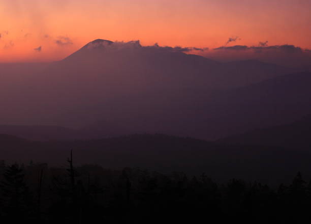 istock Mountain ranges of sunrise 1050072116