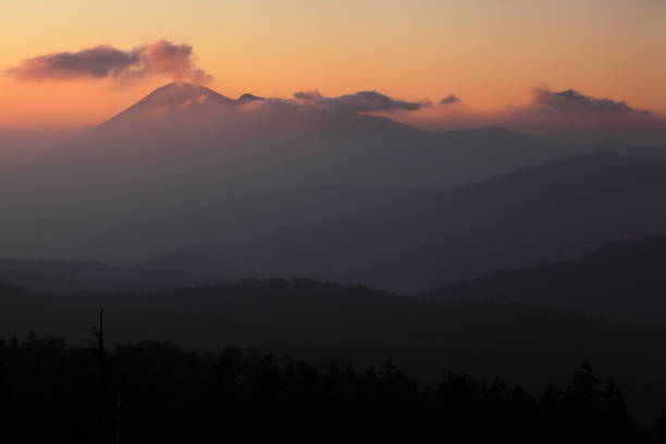 istock Mountain ranges of sunrise 1050075202