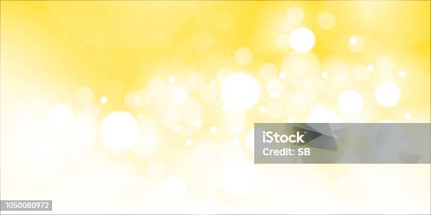 Bokeh Background Stock Illustration - Download Image Now - Yellow, Backgrounds, Defocused