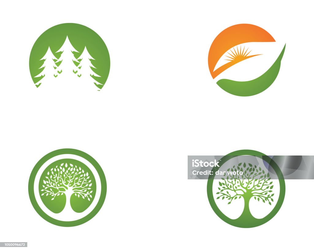 Visual Tree Leaf Tree Leaf Vector Design Stock Illustration - Download Image Now ...