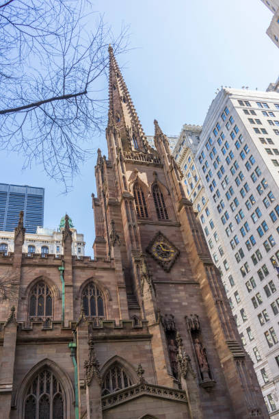 istock Trinity Church in New York USA. 1050119544