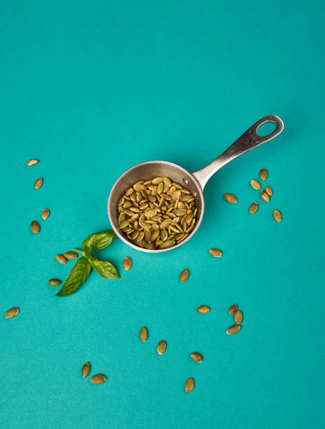 pumpkin soup with shrimp - sesame plant africa agriculture imagens e fotografias de stock