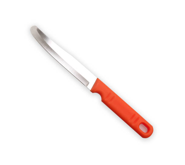 istock steel kitchen knives, isolated on white background 1050135214
