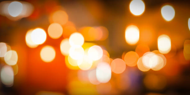istock abstract blurred lantern with candle bokeh light at halloween night party darkness background for design concept 1050146518