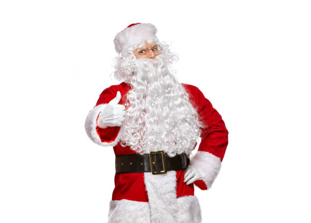 istock Santa Claus isolated on white background. 1050154612