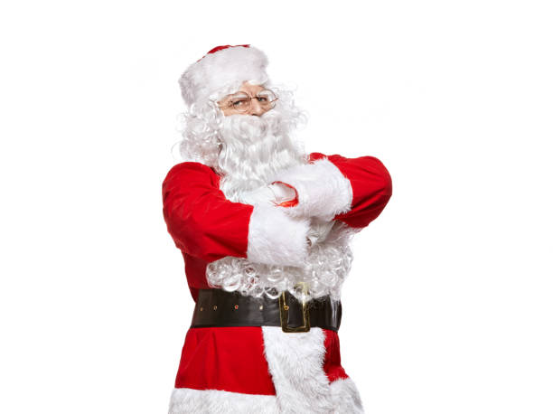 istock Santa Claus isolated on white background. 1050154618
