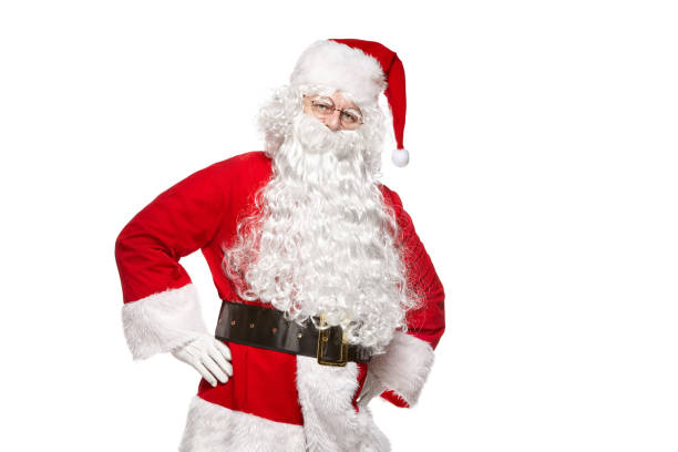 istock Santa Claus isolated on white background. 1050154648