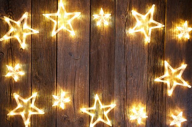istock Christmas star background postcard vintage 1050165678