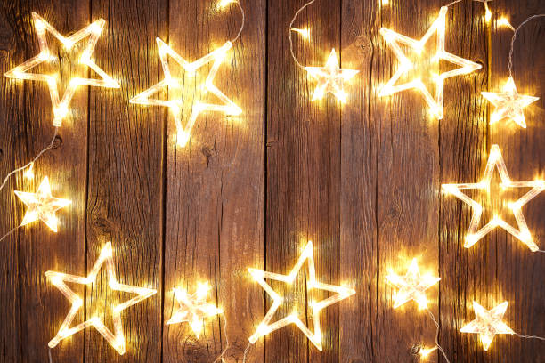 istock Christmas star background postcard vintage 1050165694