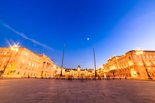 istock The square of Trieste during Christmas time 1050180874